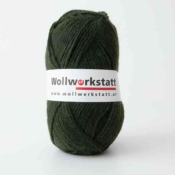 Strickwolle grün Schafwolle
